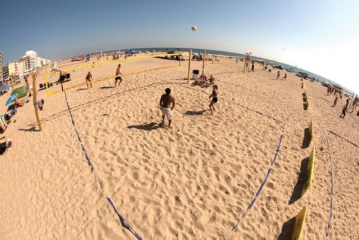 Hampton beach volleyball overview