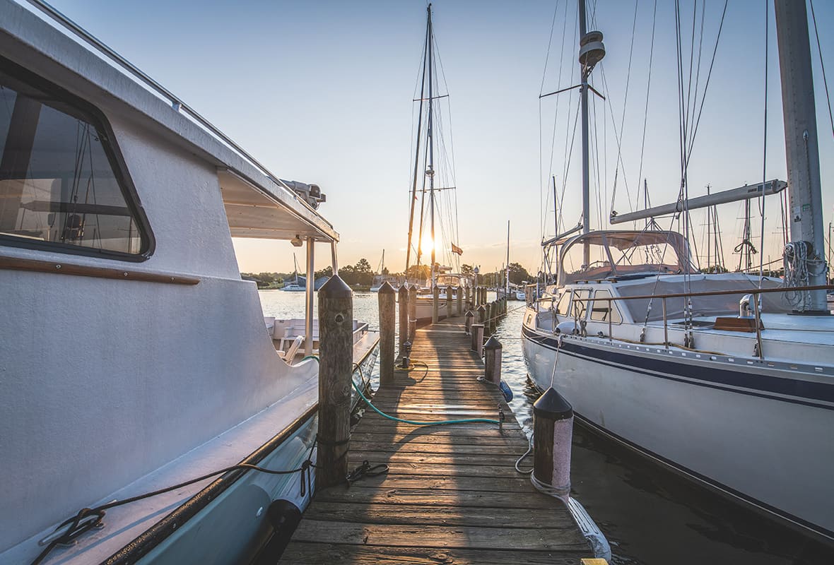 Zahniser's Yachting Center dock