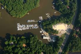 KB Derr & Son Marina from above