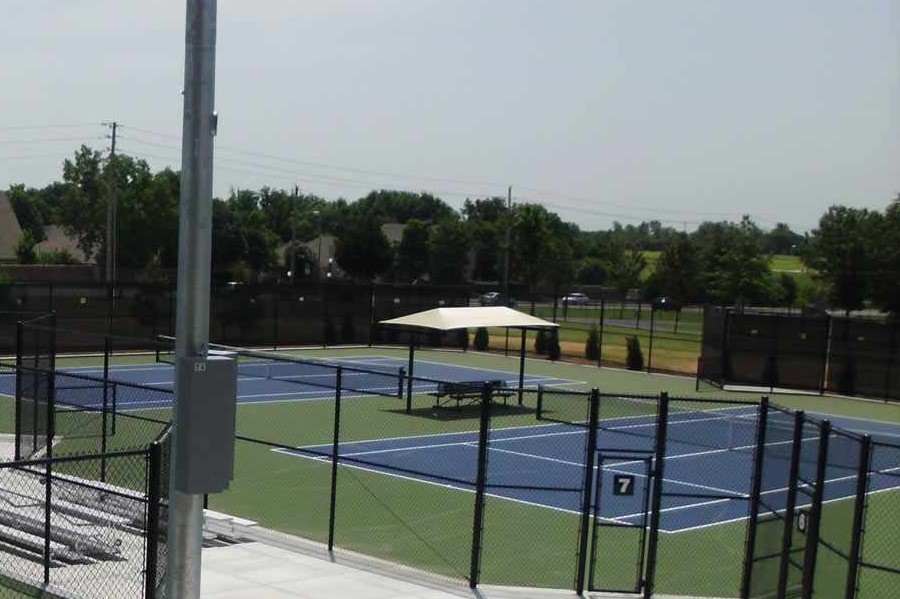 tennis courts
