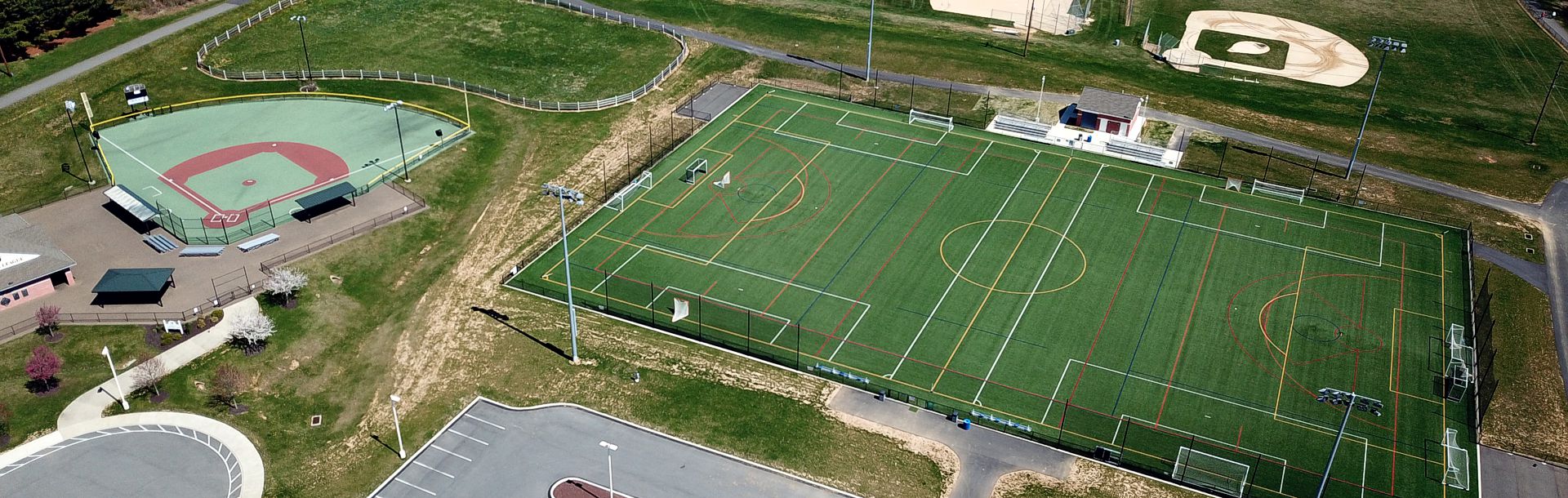 Charles Chrin Community Center Aerial Shot