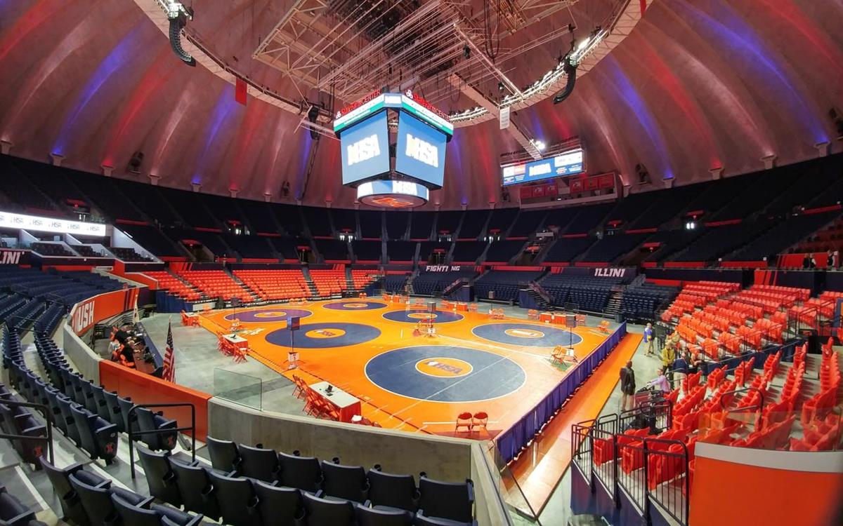State farm center wrestling