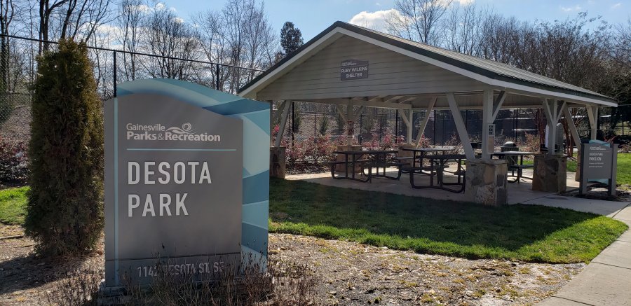 desota park sign