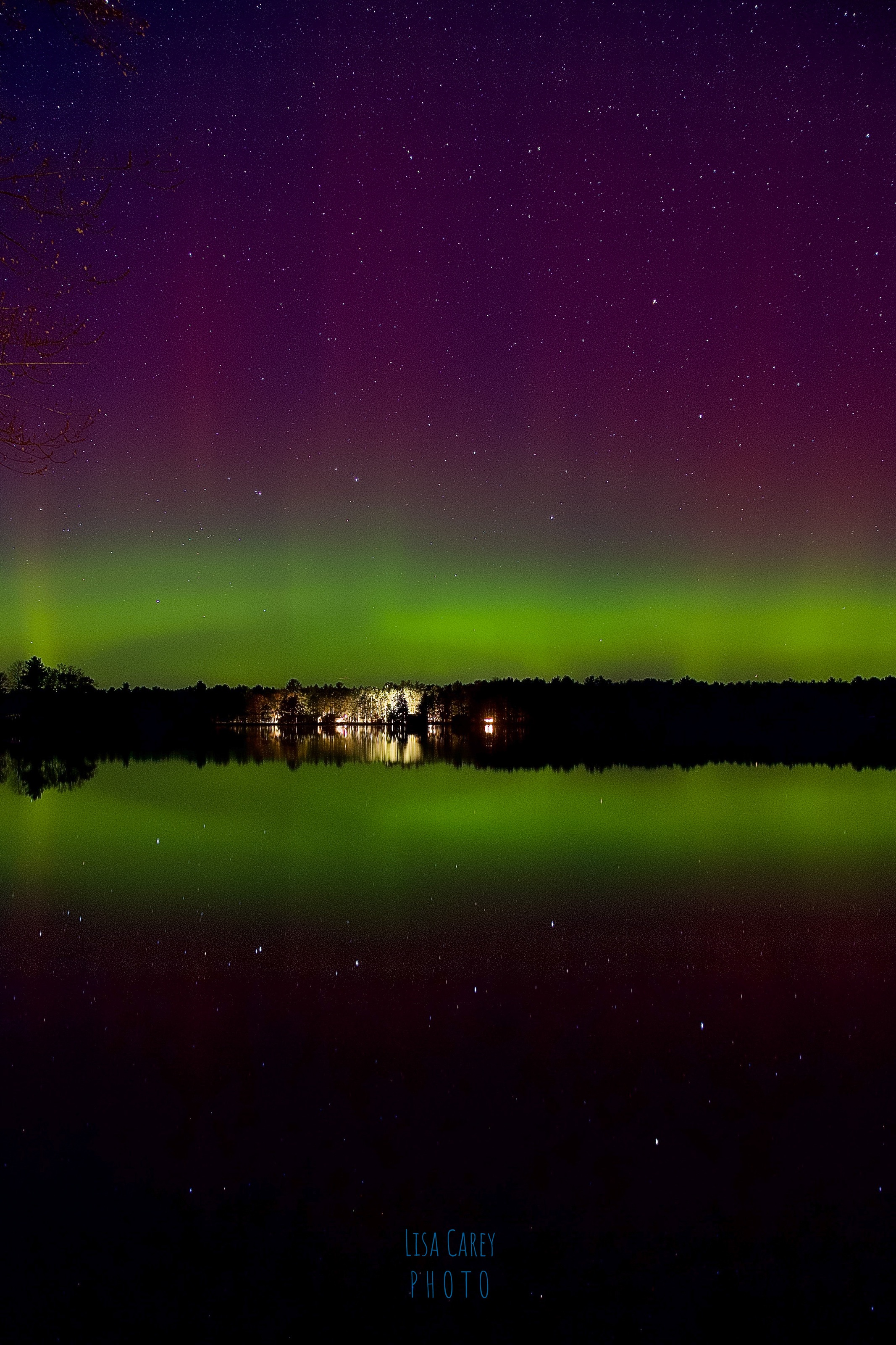 Lisa Carey Northern Lights lake.jpg