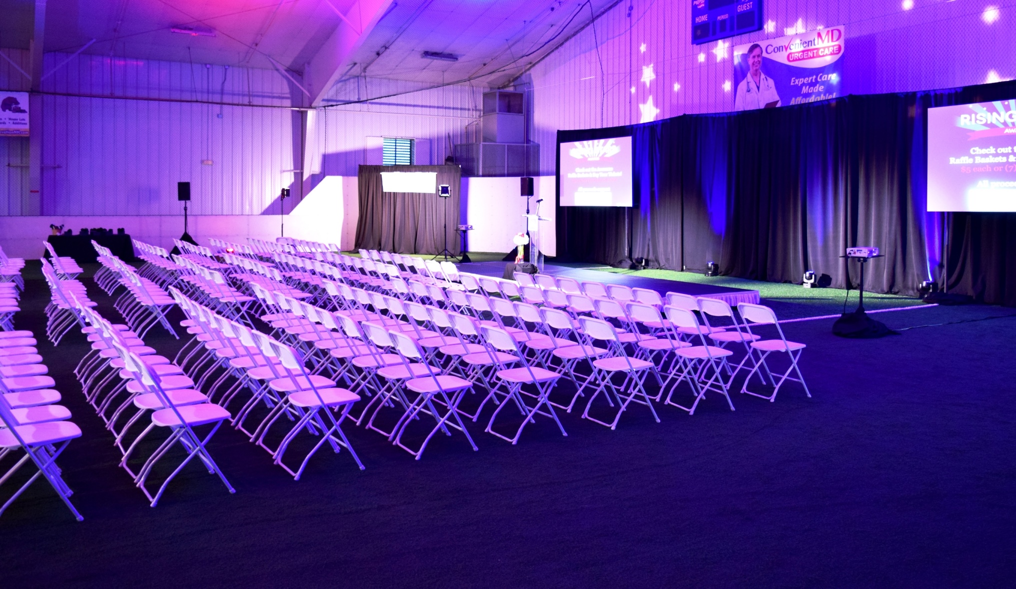 Rising Stars Awards Seating & Stage