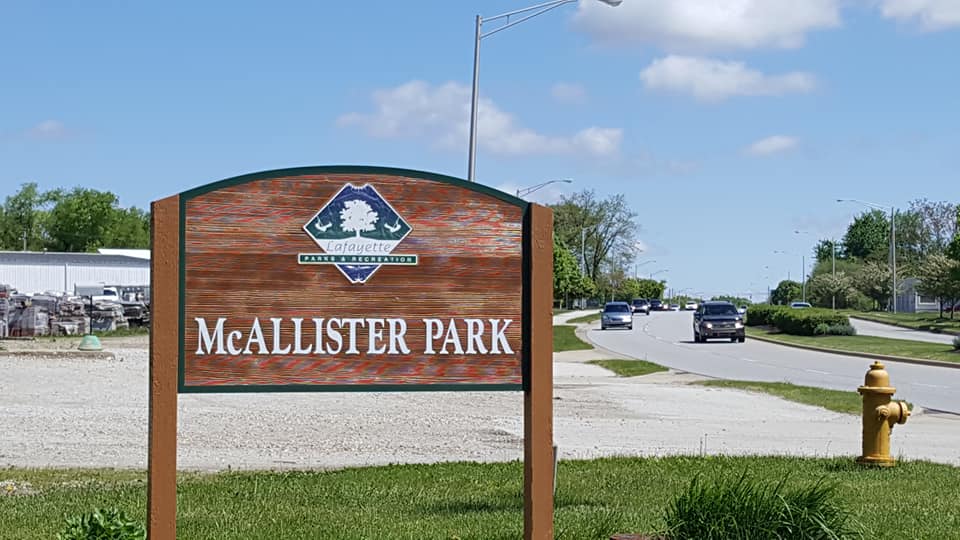 Mcallister Park Sign