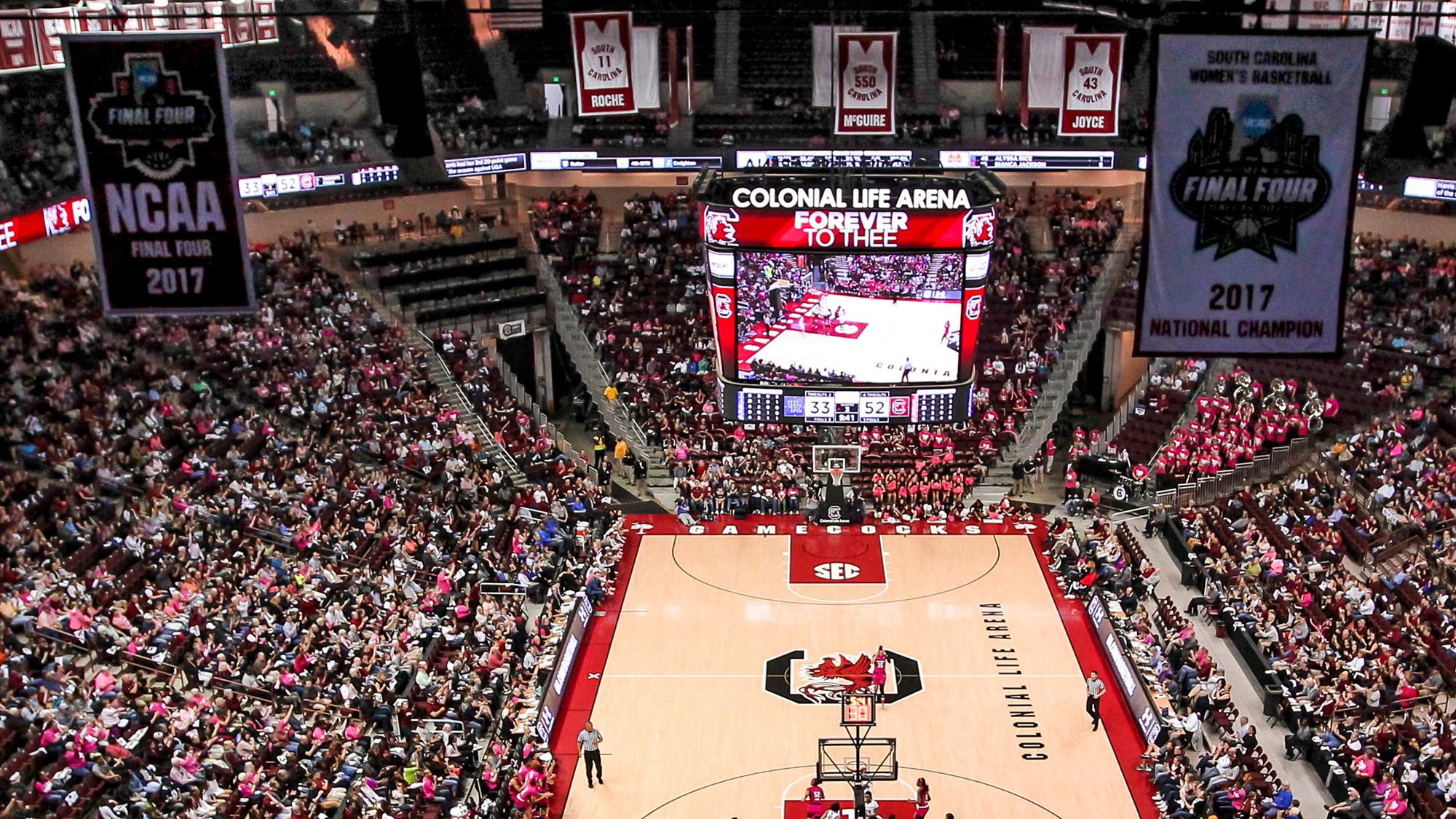 Colonial life arena court