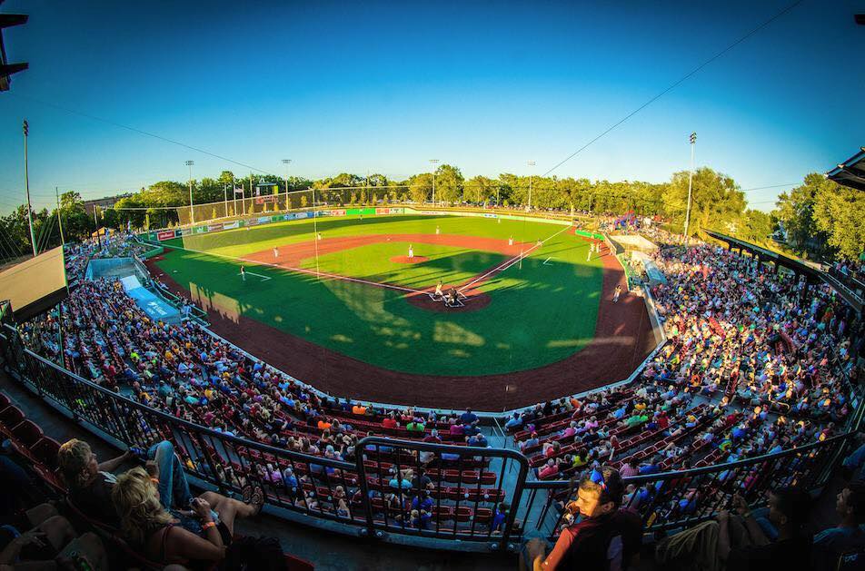 Kokomo municipal stadium aerial