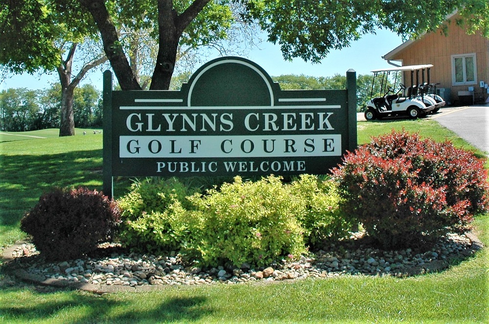 glynns creek golf course sign