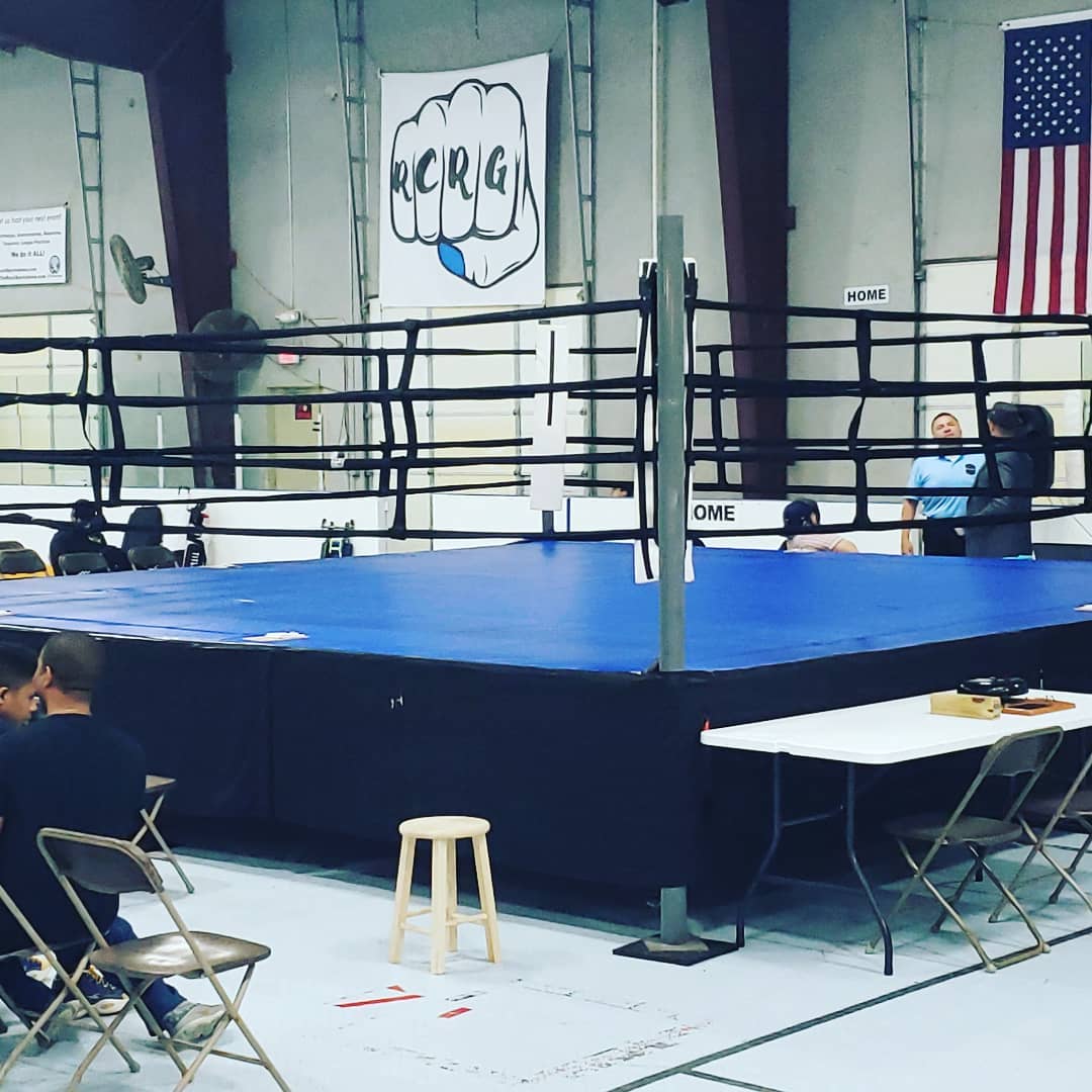 Rock Sports Arena boxing ring