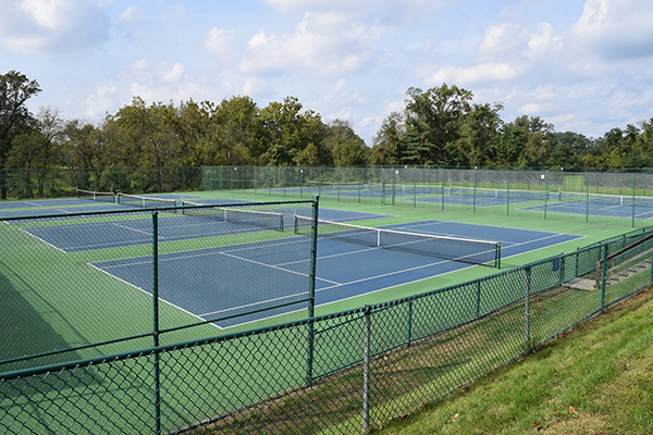 Goucher tennis courts