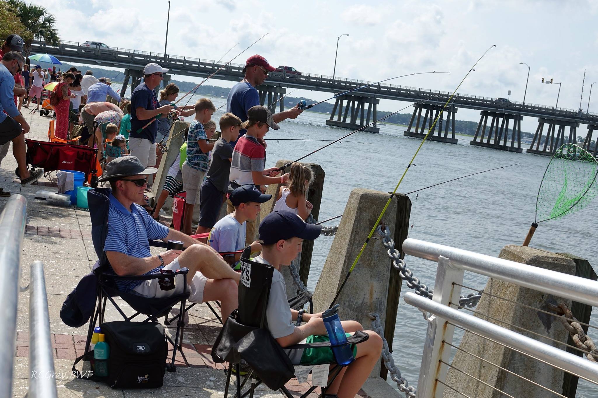 Henry C. Chambers Waterfront Park - fishing