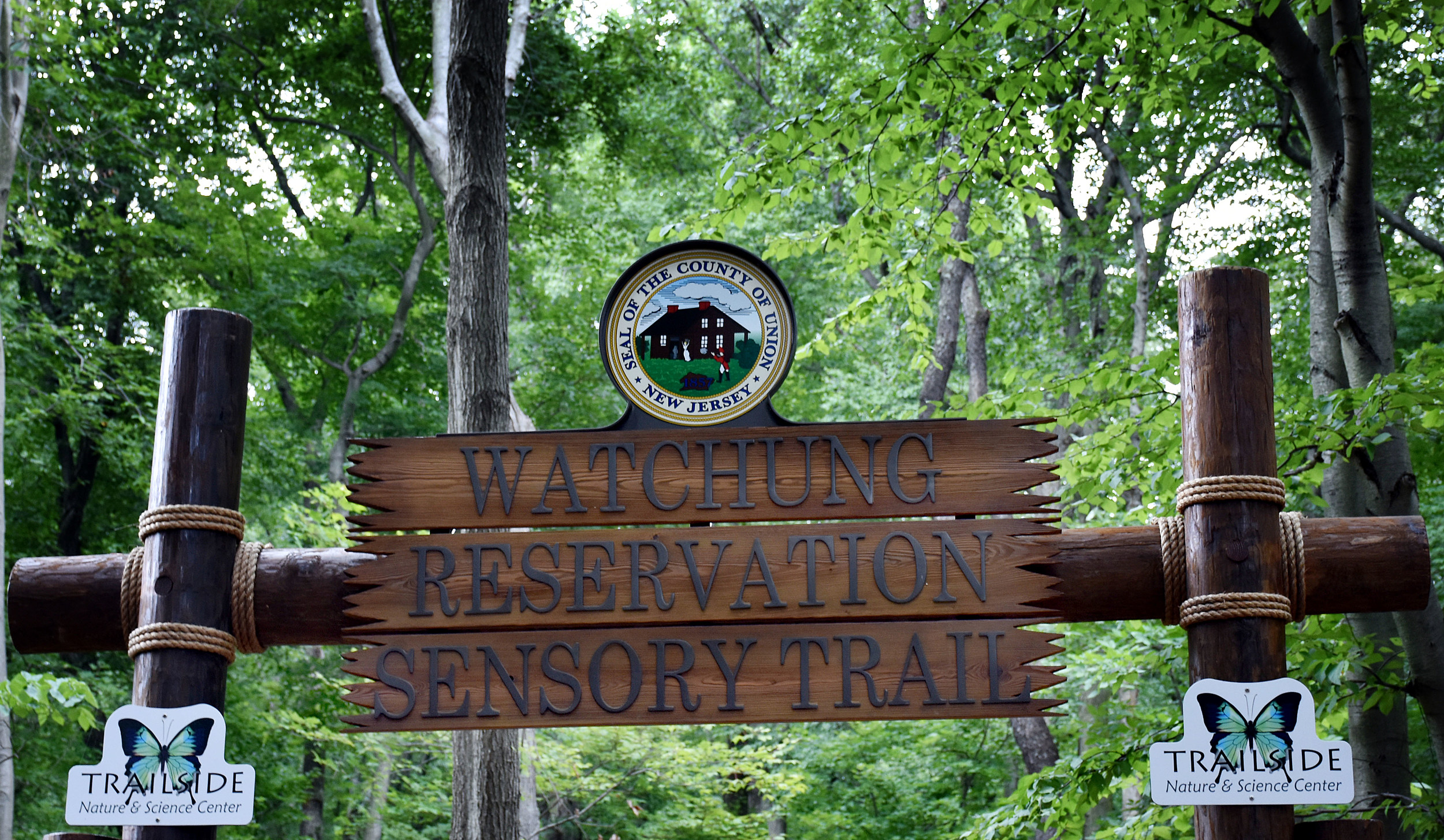 watchung reservation sign