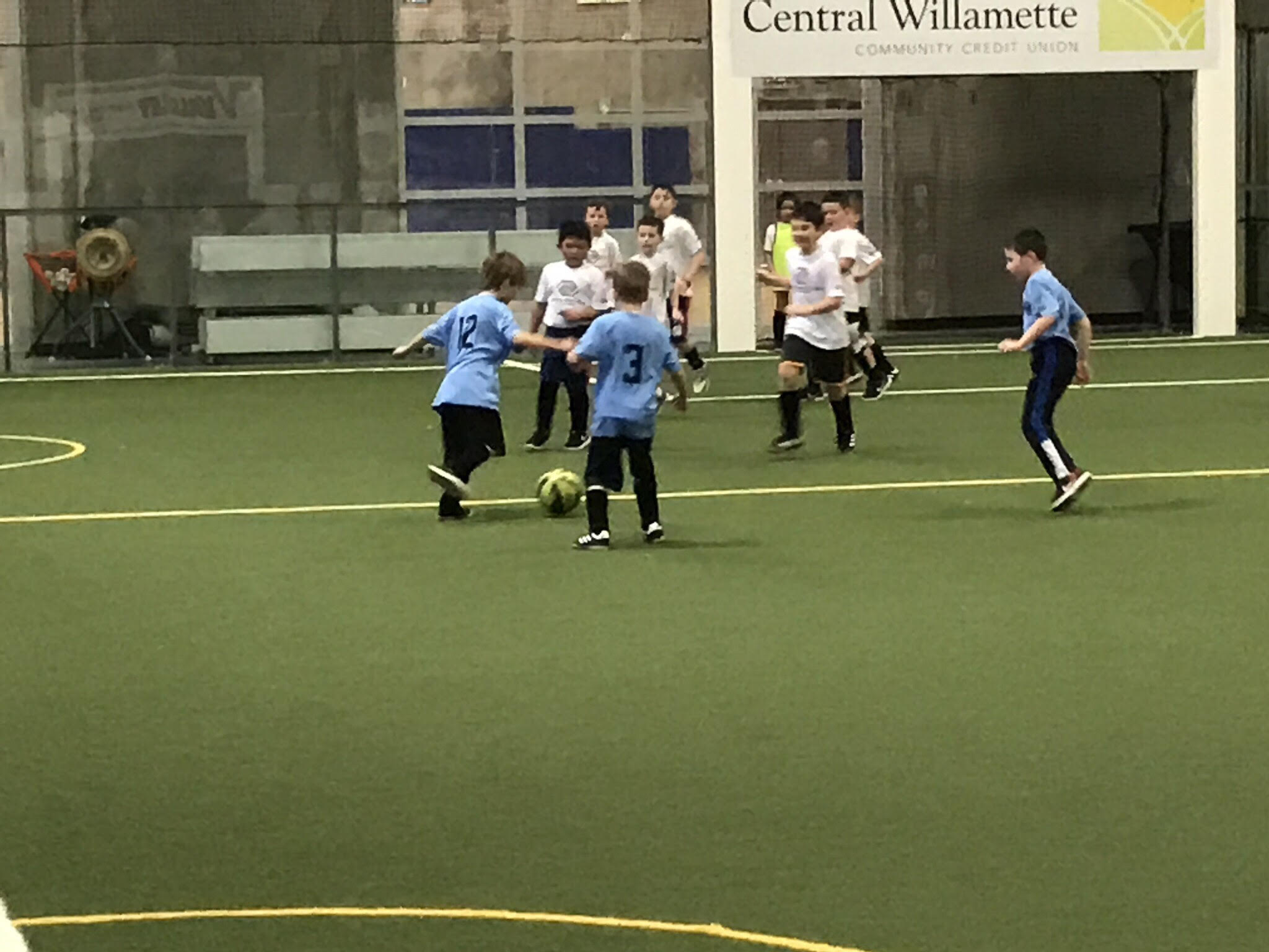 boys and girls indoor soccer