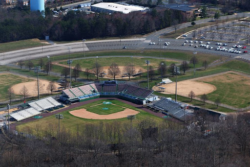 Prince william stadium aerial view