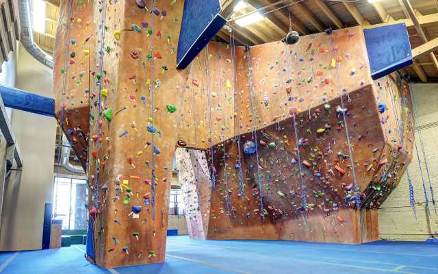 river rock climbing