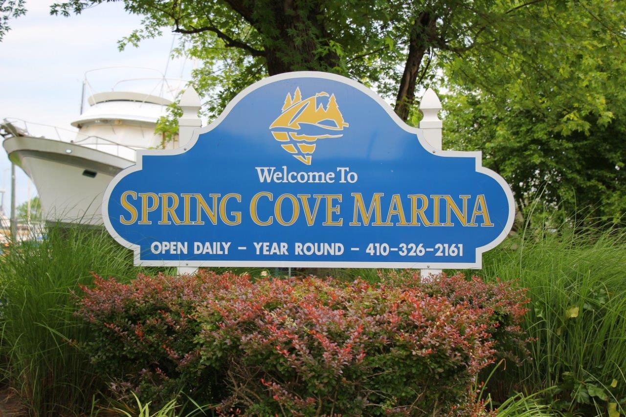 Spring Cove Marina sign
