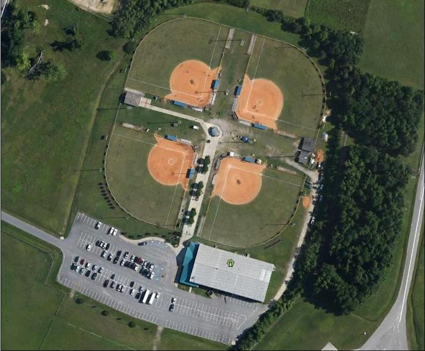 Sara law softbll complex aerial view