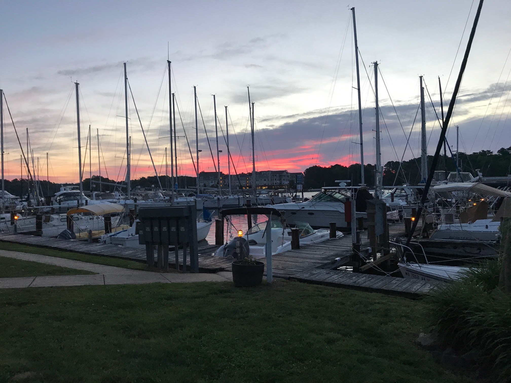 Spring Cove Marina sunset