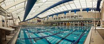 Edward T. Hall Aquatic Center pool lanes