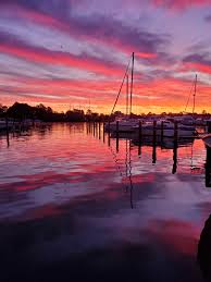 beacon marina sunset