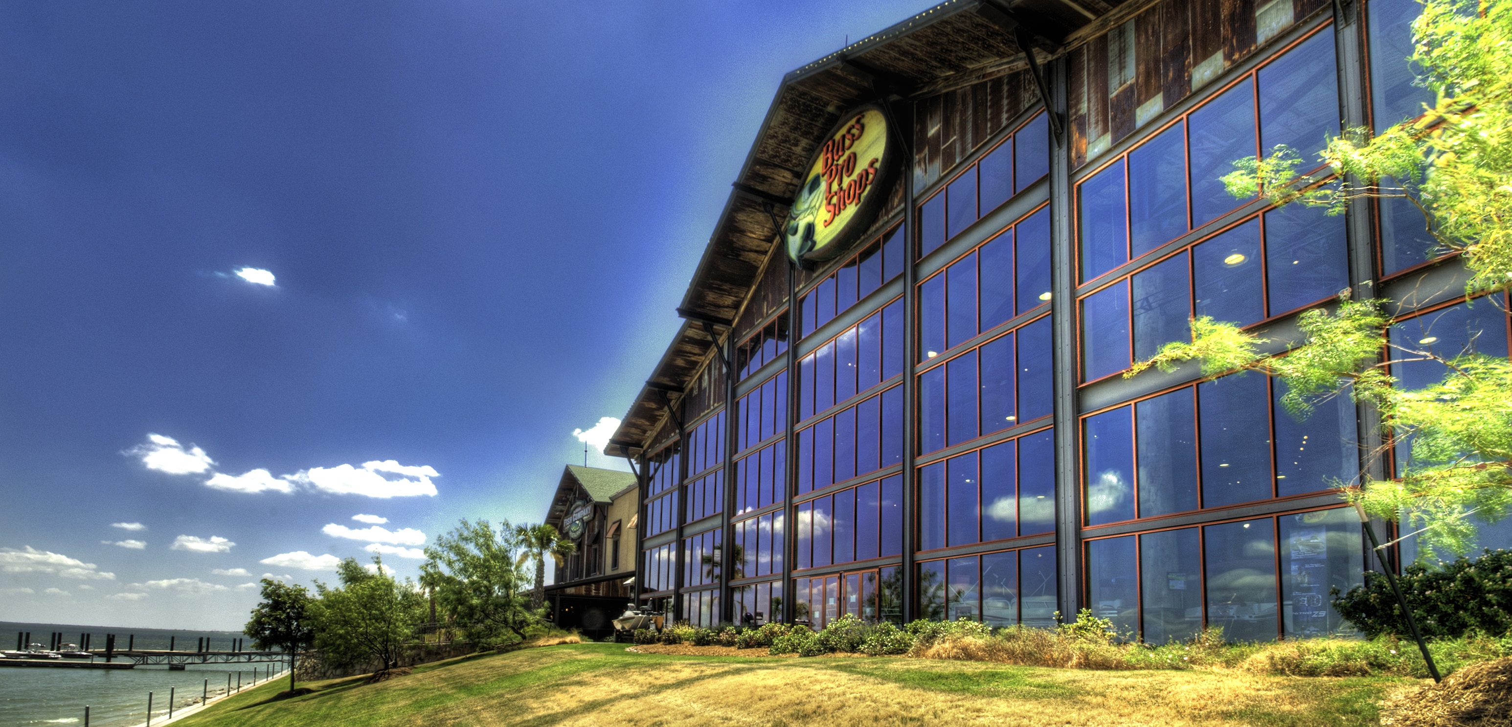 Bass Pro Complex-Lake side