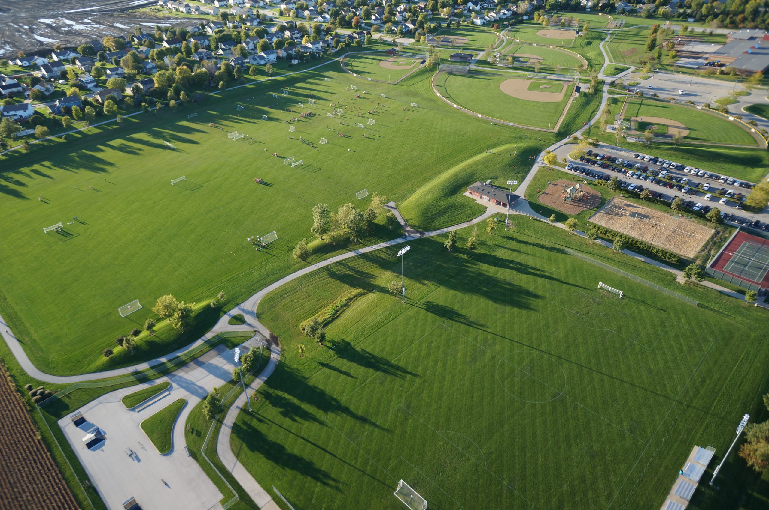 Grimes South Sports Complex - Aerial View
