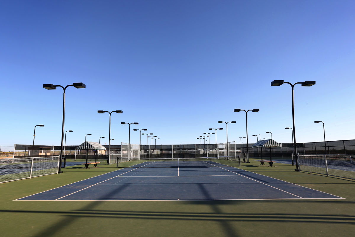 Bush tennis courts