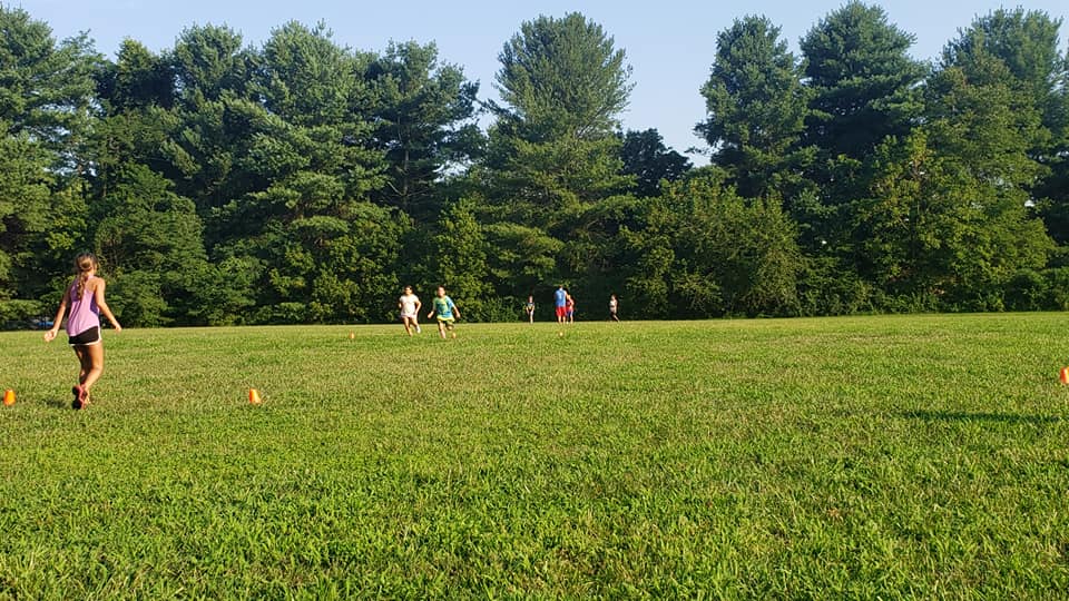 Twin Shields Recreation Area field