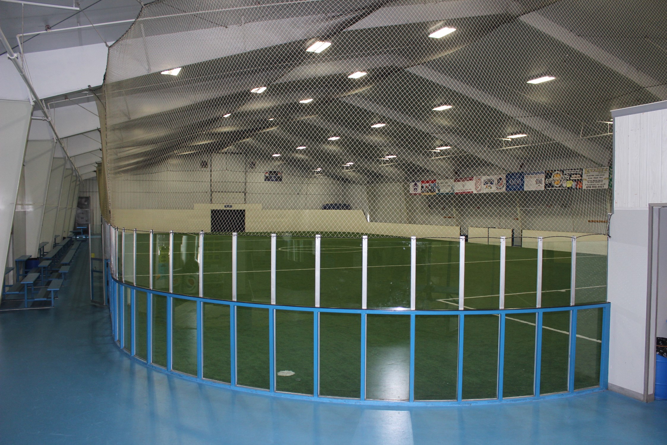 FieldHouse Sports Main Field from Lobby