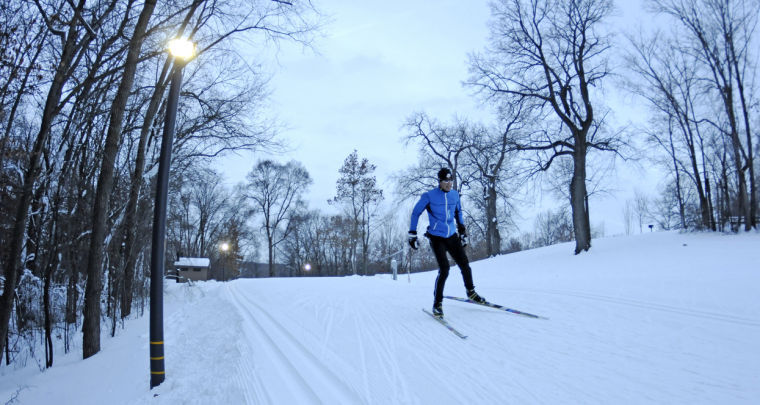 Cross Country Skiing on the Greenway 5