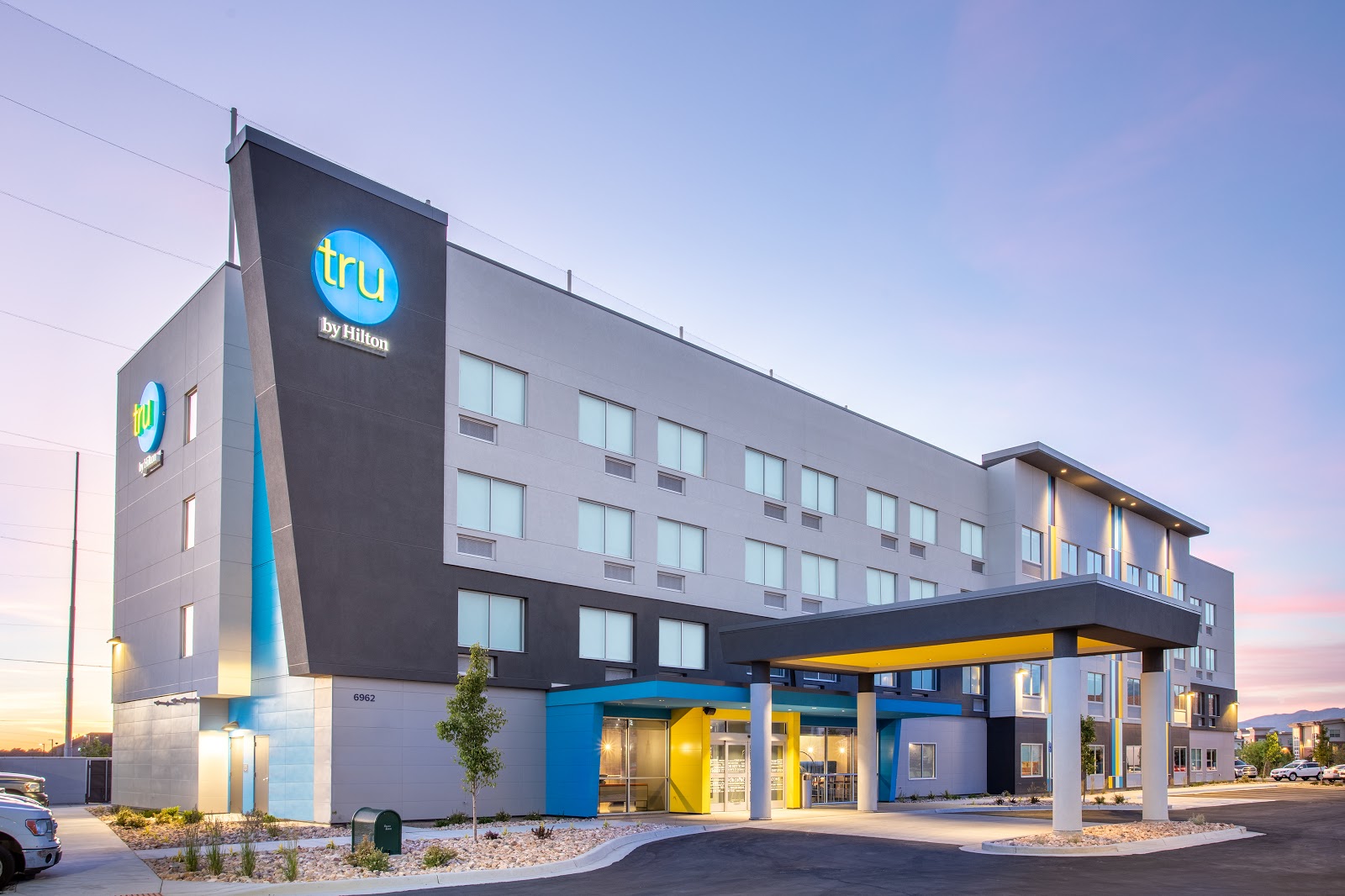 Tru by Hilton Salt Lake City Midvale Exterior Dusk.jpg